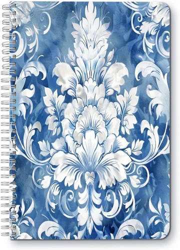Vista 8 de Cuaderno de espiral, doble alambre en espiral, diario de composición escolar, suministros para la escuela y la oficina, 100 páginas, 5.71 x 8.26