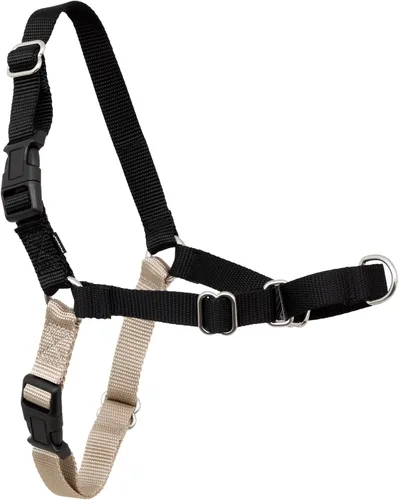 Vista 24 de Arnés de paseo fácil de PetSafe, Negro/Plateado
