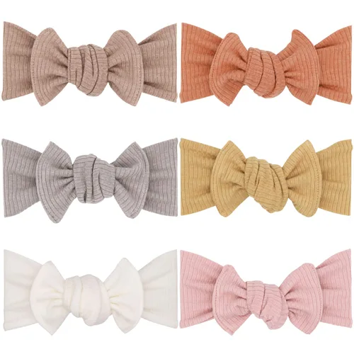 Vista 7 de Diademas con lazos para bebés y niñas, accesorios para el cabello