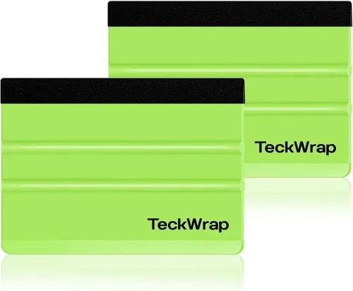 Vista 9 de Teckwrap - Escobilla de goma, fieltro y plástico de 4 pulgadas para calcomanías de vinilo para automóviles, herramienta de aplicación