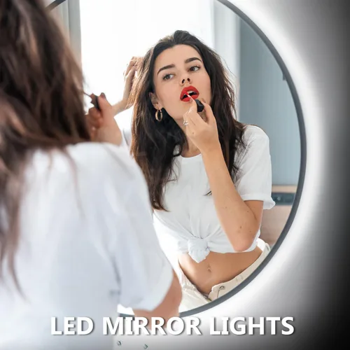 Vista 5 de dalattin - Tira de luces LED blancas de 100 pies, tira de luces LED regulable de 24V, 6500K, luz blanca diurna de 1800 LEDs para dormitorio, espejo