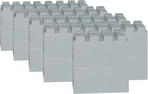 Vista 42 de EverBlock Paquete modular de plástico de tamaño natural de 3 x 3 pulgadas Bloques de construcción gigantes Fácil de conectar y reutilizar Uso