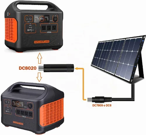 Vista 6 de FANLIDE Conectores adaptadores DC 7909 a DC 8020 compatibles con Jackery Explorer Series 1500 2000, conector de 0.315 in para panel solar, estación