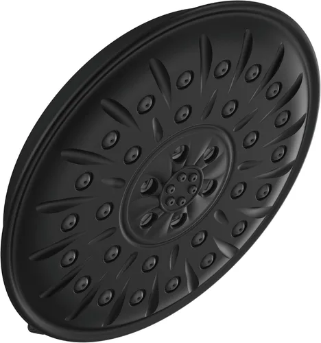 Vista 13 de Delta -Faucet 52487-KS-PR - Cabezal de ducha universal con componentes de ducha, Lumicoat negro inoxidable