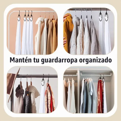 Vista 7 de FoldTier Organizador de plástico para bufandas, 50 unidades, ahorro de espacio, para bufandas, bufandas, pañuelos, almacenamiento de clasificación