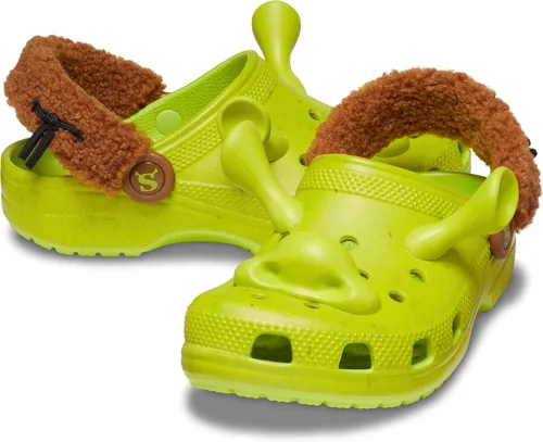 Vista 6 de Crocs Unisex-Child Classic Shrek Clogs