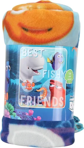 Vista 2 de Cobija de polar para niños, 50 X 60 pulgadas, Poliéster, Finding Dory Friends, talla única