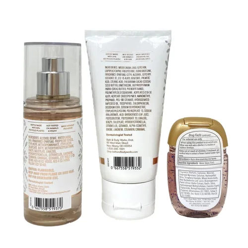 Vista 3 de Bath & Body Works Pure Wonder - Mini bolsa - Niebla, crema, gel de manos y mini jabón