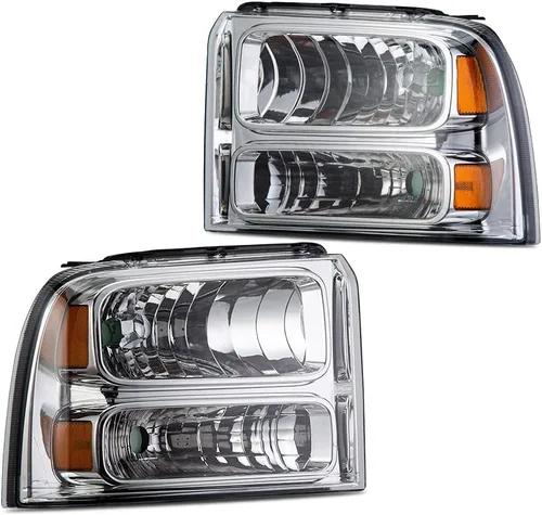 Vista 36 de GRAND ORANGE - Juego de faros delanteros, compatible con Ford F250 F350 F450 F550 1999-2004, para Ford Excursion 2000-2004, lado del conductor