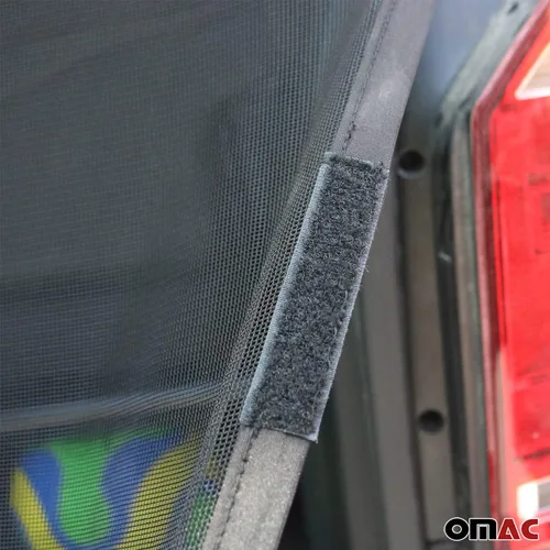 Vista 4 de OMAC Mosquitera magnética para Mercedes-Benz Sprinter 2006 a 2018, negro (puerta de granero)
