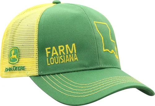 Vista 27 de John Deere Gorra de béisbol con logotipo y malla trasera con contraste, para hombre