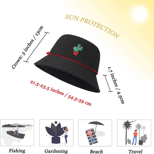 Vista 111 de ZLYC Gorra de pescador bordada de moda unisex para hombres y mujeres