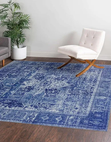 Vista 19 de Unique Loom Timeless Collection - Alfombra de área - Peter (2' x 3' 1" ovalada, beige/marfil)