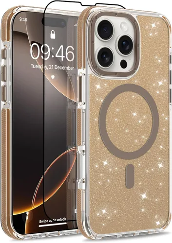 Vista 263 de Funda magnética para Google Pixel 10 Pro XL [compatible con Magsafe] [bonito diseño fluorescente de moda] a prueba de golpes, delgada, translúcida