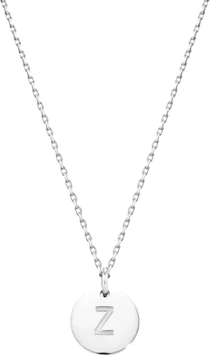 Vista 12 de Miabella Italian 925 Sterling Silver Initial Necklace Women Letter Pendant Plata esterlina