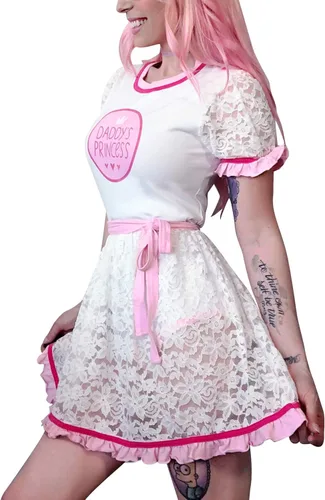 Vista 2 de Littleforbig - Mono para bebé con botón ABDL, para enamorado de pañales