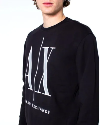 Vista 5 de Armani Exchange Sudadera bordada Icon Project para hombre