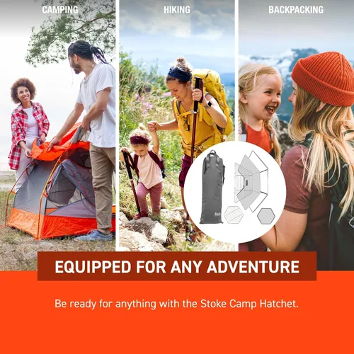 Vista 6 de S.O.L. Survive Outdoors Longer Equipo de camping SOL Stoke Camp Hacha