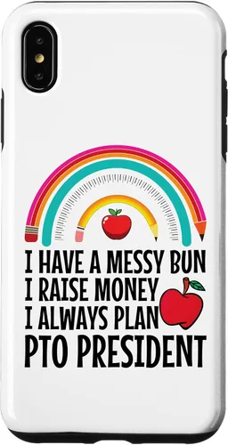 Vista 7 de iPhone 15 Parent Teacher Organization Crew PTO President Appreciaton Case