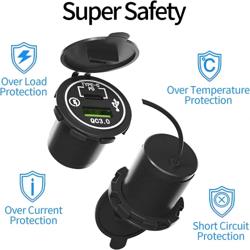 Vista 6 de Kit de accesorios con arnés compatible para Tail125 CT125 Hunter Cub 125 (2019-actual)