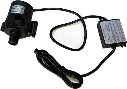 Vista 5 de SHYSKY Bomba sumergible de agua DC sin escobillas de potencia pequeña DC50E-24150S 24V 86W 15M 49ft Lift 412GPH Circulación continua de bajo ruido