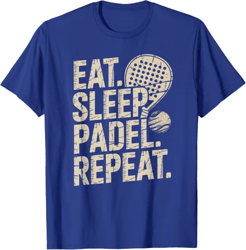 Vista 20 de Camiseta Eat Sleep Padel Repeat Padel Jugador de Tenis