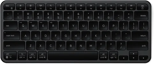 Vista 8 de Satechi Slim EX1 Teclado Inalámbrico, Teclado Compacto para Mac, Windows, Android, Conectividad Multi-Dispositivo 4-en-1 (3X Bluetooth + 2.4GHz)