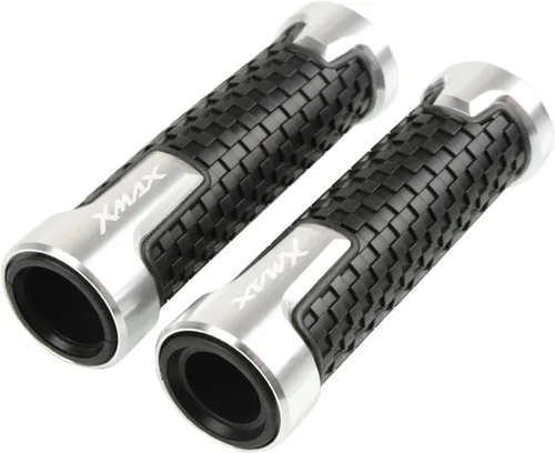 Vista 8 de Empuñaduras de manillar de motocicleta para Yamaha X-MAX 250 Xmax 300 Xmax 125 Xmax 250 Xmax 250 2017 2018 2019 Xmax 400 2017 Puños de manillar Negro