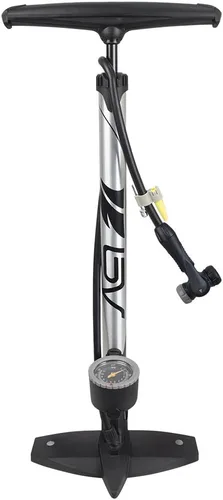 Vista 8 de BV Bomba de bicicleta duradera para bicicleta de 17/24 pulgadas, cabezal de válvula inteligente, 160 psi, reversible automáticamente Presta