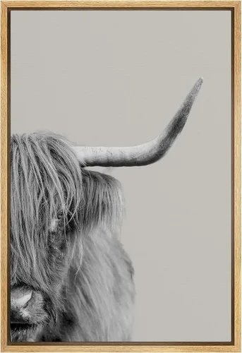 Vista 44 de SIGNWIN Lienzo enmarcado para pared, bosque blanco y negro, pino, ilustraciones de naturaleza silvestre, arte moderno, rústico, decorativo
