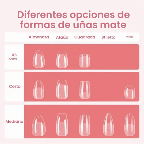 Vista 5 de Quaferen Puntas de uñas stiletto medianas: 240 piezas de puntas de uñas postizas acrílicas preformadas, stiletto, 12 tamaños, gel suave, cubierta