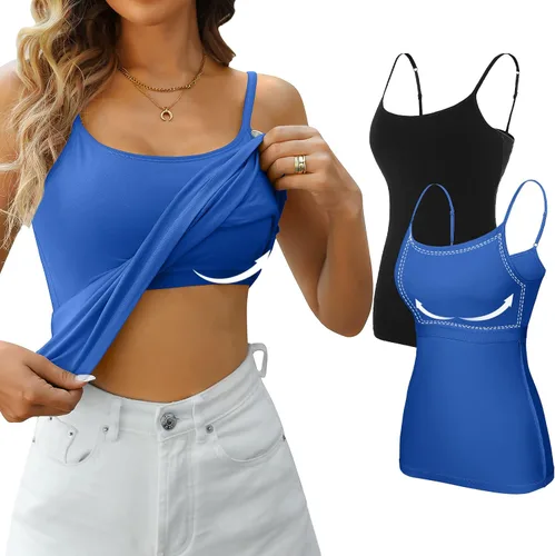 Vista 13 de V FOR CITY Camisola de algodón para mujer Negro/Azul