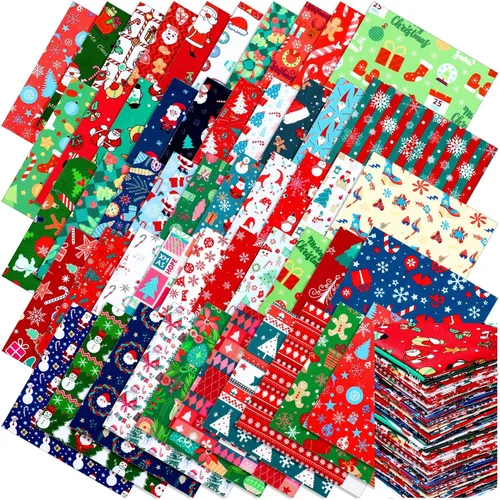 Vista 7 de Ganeen Paquete de 100 piezas de tela para el día de San Valentín de 10 x 10 pulgadas, paquete de tela con estampado de corazón rosa, rojo, rosa
