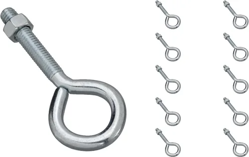 Vista 8 de National Hardware Pernos de ojo N347-252, 3/8 pulgadas x 4 pulgadas