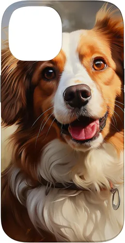Vista 4 de iPhone 16 Kooikerhondje Portrait Colour Artwork Case