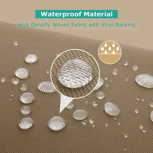 Vista 3 de SunPatio Fundas para sillas de exterior, impermeables, resistentes para muebles de patio, césped, protección para todo tipo de clima, fundas