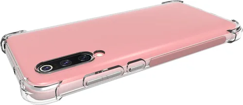 Vista 3 de USTIYA Para Xiaomi Mi A3 Lite Caso/Xiaomi CC9 Funda Transparente TPU Cuatro Esquinas Cubierta Transparente Suave