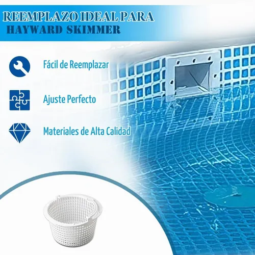 Vista 5 de SPX1091C Cesta con mango de repuesto para Hayward Automatic Skimmers SP1091LX, SP1091WM
