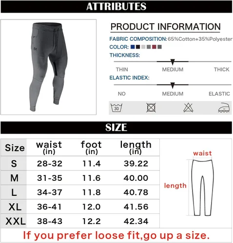 Vista 6 de Pantalones ajustados en el muslo de BROKIG para hombre, de malla, con bolsillo con cremallera, infomal.