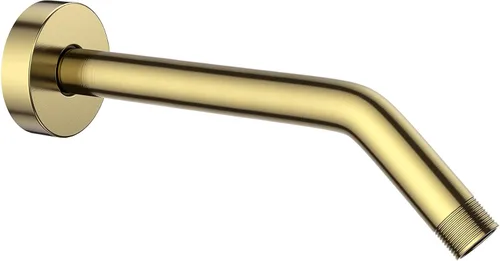 Vista 14 de YASFEL Brazo de Ducha de Oro Cepillado de 6 pulgadas Brazo de Extensión de Ducha Tubo con Brida y Cinta de Teflón para Cabezal de Ducha y Cabezal