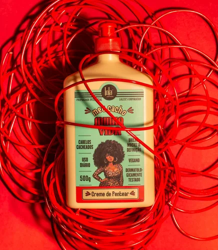 Vista 3 de Lola From Rio - Meu Cacho Minha Vida - Crema Definidora de Rizos para Rizos Suaves, Elásticos y Ondas - Potenciador de Rizos Hidratante Ligero