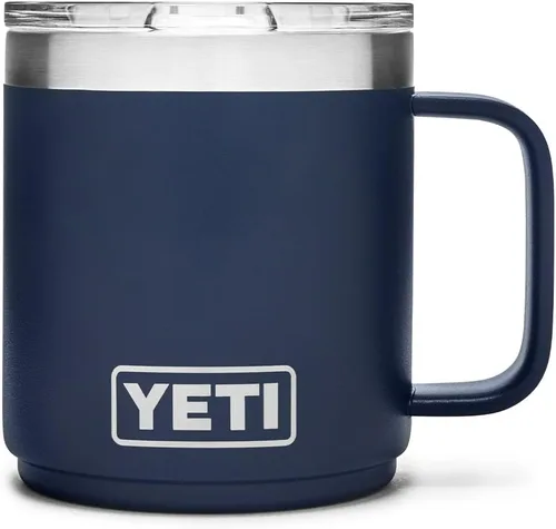 Vista 15 de YETI Rambler - Taza apilable de 10 onzas, aislada al vacío, acero inoxidable con tapa MagSlider, acero inoxidable