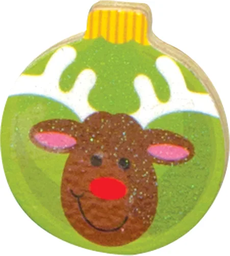 Vista 7 de De Melissa & Doug, calendario de madera con cuenta regresiva a la Navidad, Anaranjado