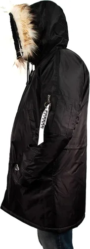 Vista 6 de Freeze Defense Chaqueta de invierno para hombre Snorkel Parka