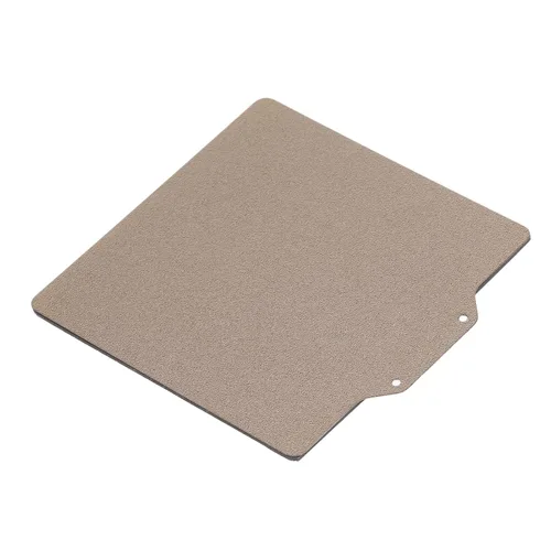 Vista 2 de Hoja de placa de construcción PEI de impresora 3D, placa de cama de acero flexible de doble cara impresión 3D Cama calentada magnética 11.024x11.024