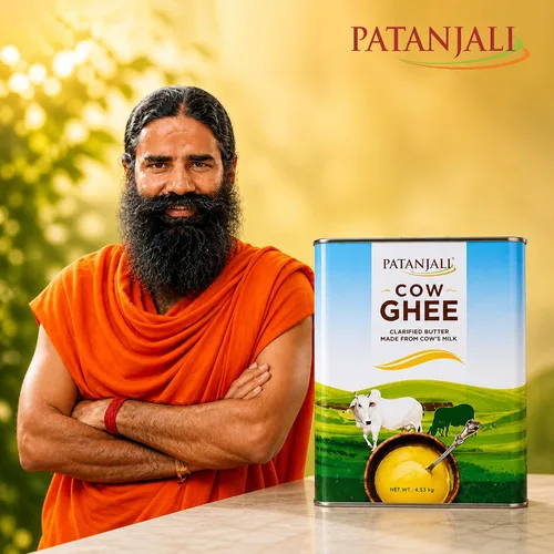 Vista 4 de Patanjali Ghee de vaca 4.53 kg / 9.98 lb