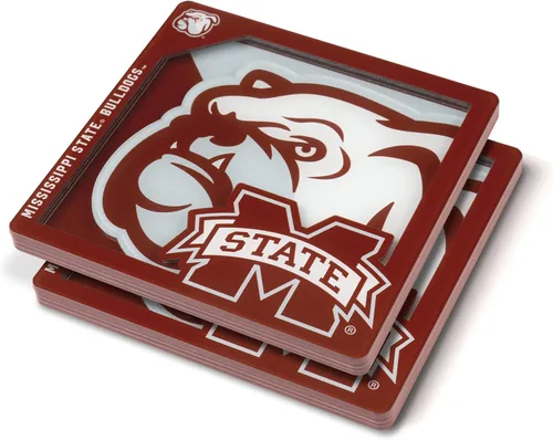Vista 36 de YouTheFan NCAA Serie Logo 3D NCAA Posavasos