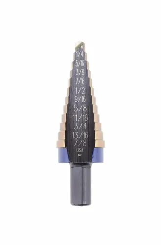 Vista 14 de Broca escalonada UniBit, de Irwin Tools, de 3/16 a 1/2 pulgada