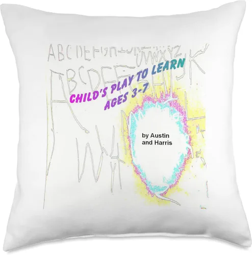 Vista 5 de Child's Play To Learn Austin Harris Austin and Harris - Almohada infantil de 3 a 7 años, 16 x 16 pulgadas, multicolor