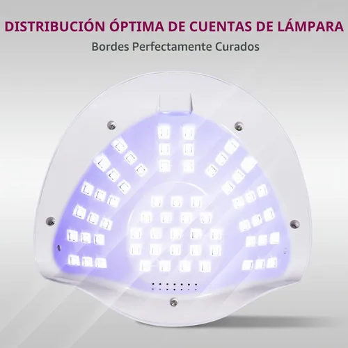 Vista 4 de MIRAGE LAYON Lámpara de Uñas UV - Secado Rápido, Potente y Eficiente, Lámpara LED de Uñas con 4 Ajustes de Tiempo y Sensor Automático Infrarrojo